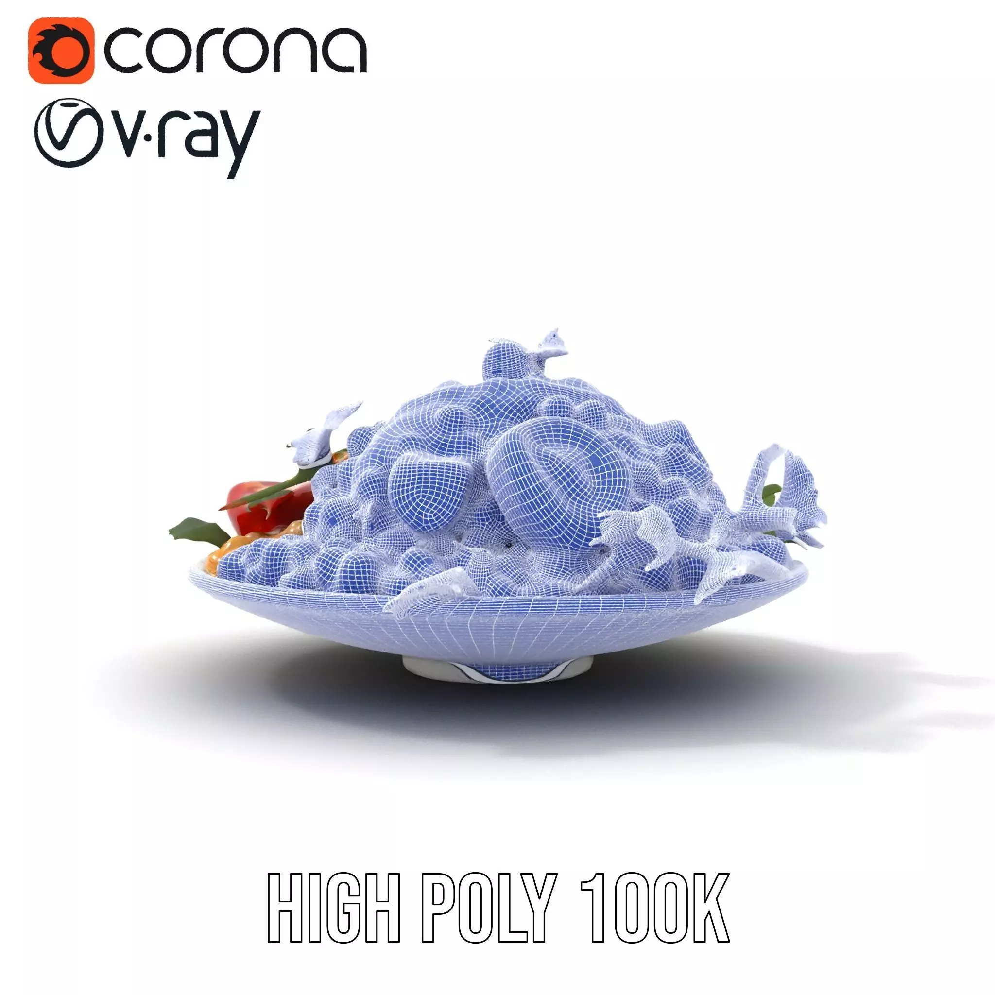 Chickpea Salad model pack Low-poly 3D model_34