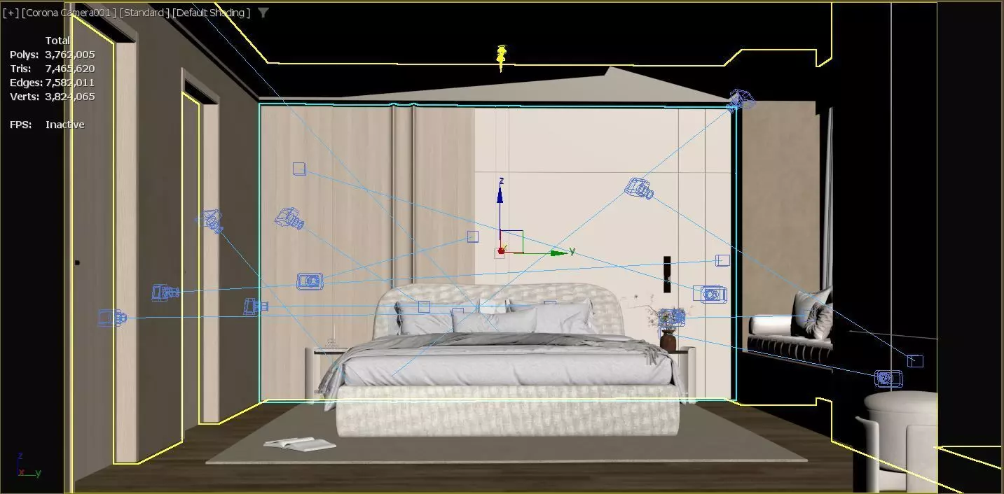 Bed Room 3D model_19