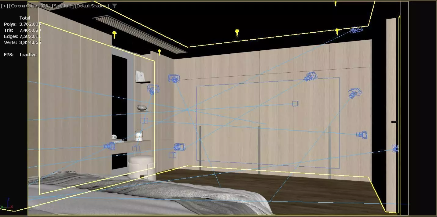 Bed Room 3D model_16