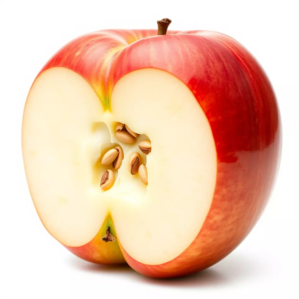 Red Apple Sliced model pack Low-poly 3D model_2