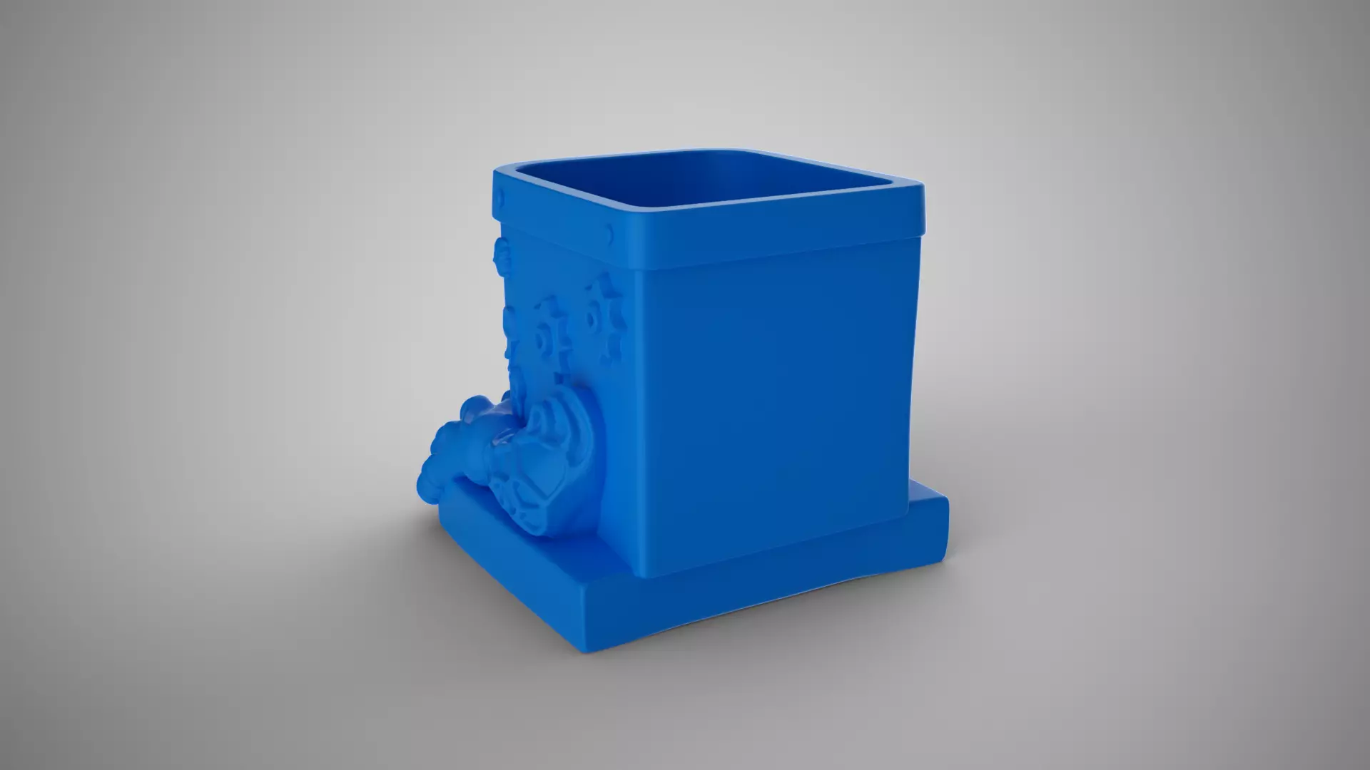 Monster Halloween Pen Holder 3D print model_7
