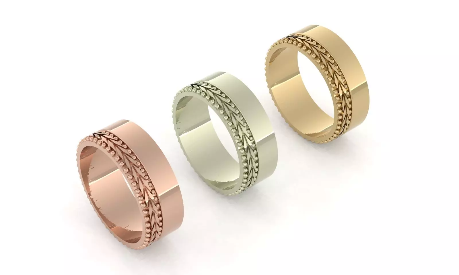 Gold wedding Free  Free 3D print model_0