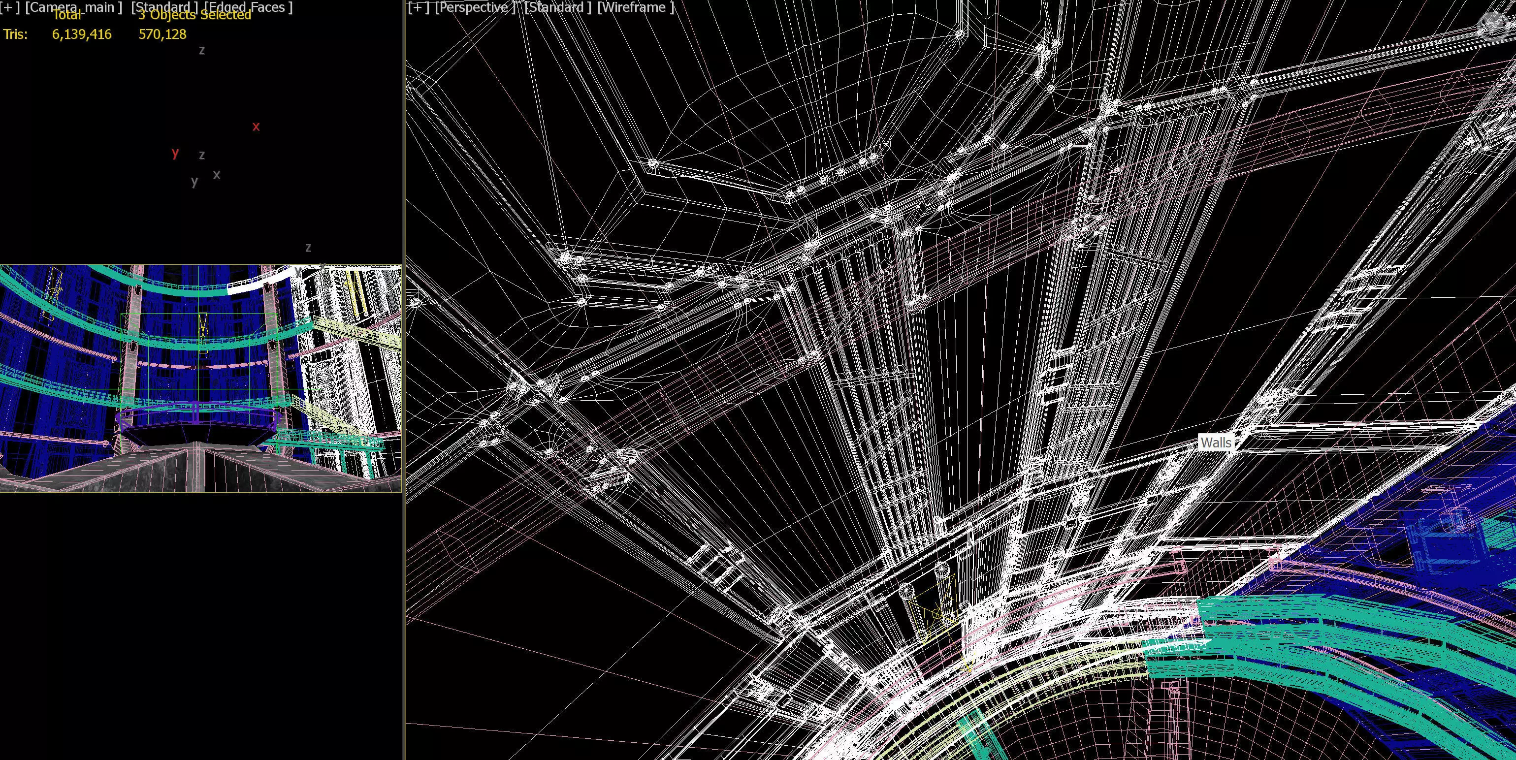 Hangar 06 Sci-Fi PBR Low-poly 3D model_17