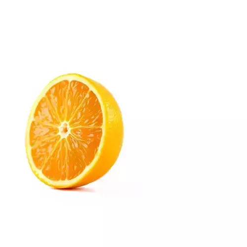 Fresh Orange Slice model pack Low-poly 3D model 2