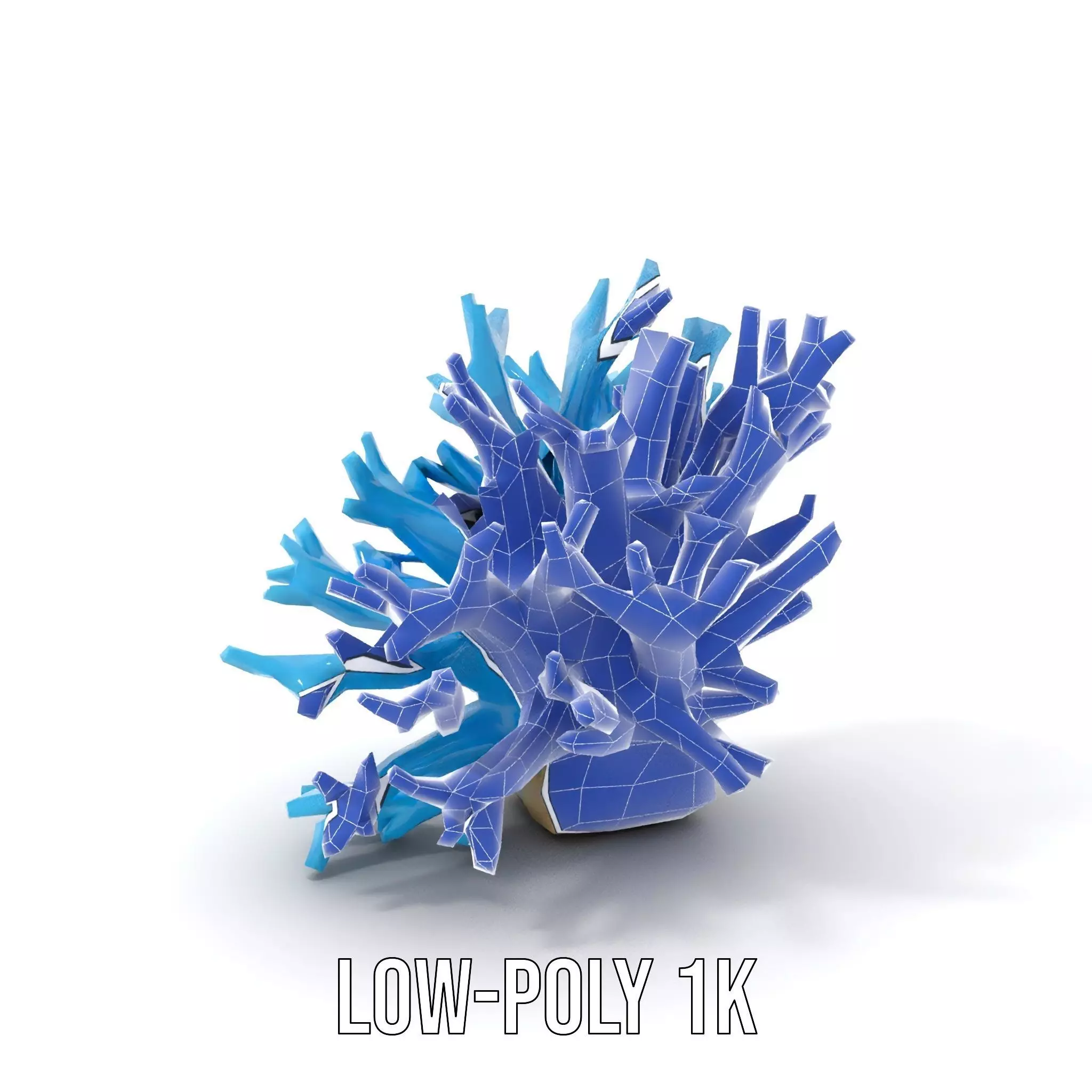 Vibrant Coral Reef model pack Low-poly 3D model_9
