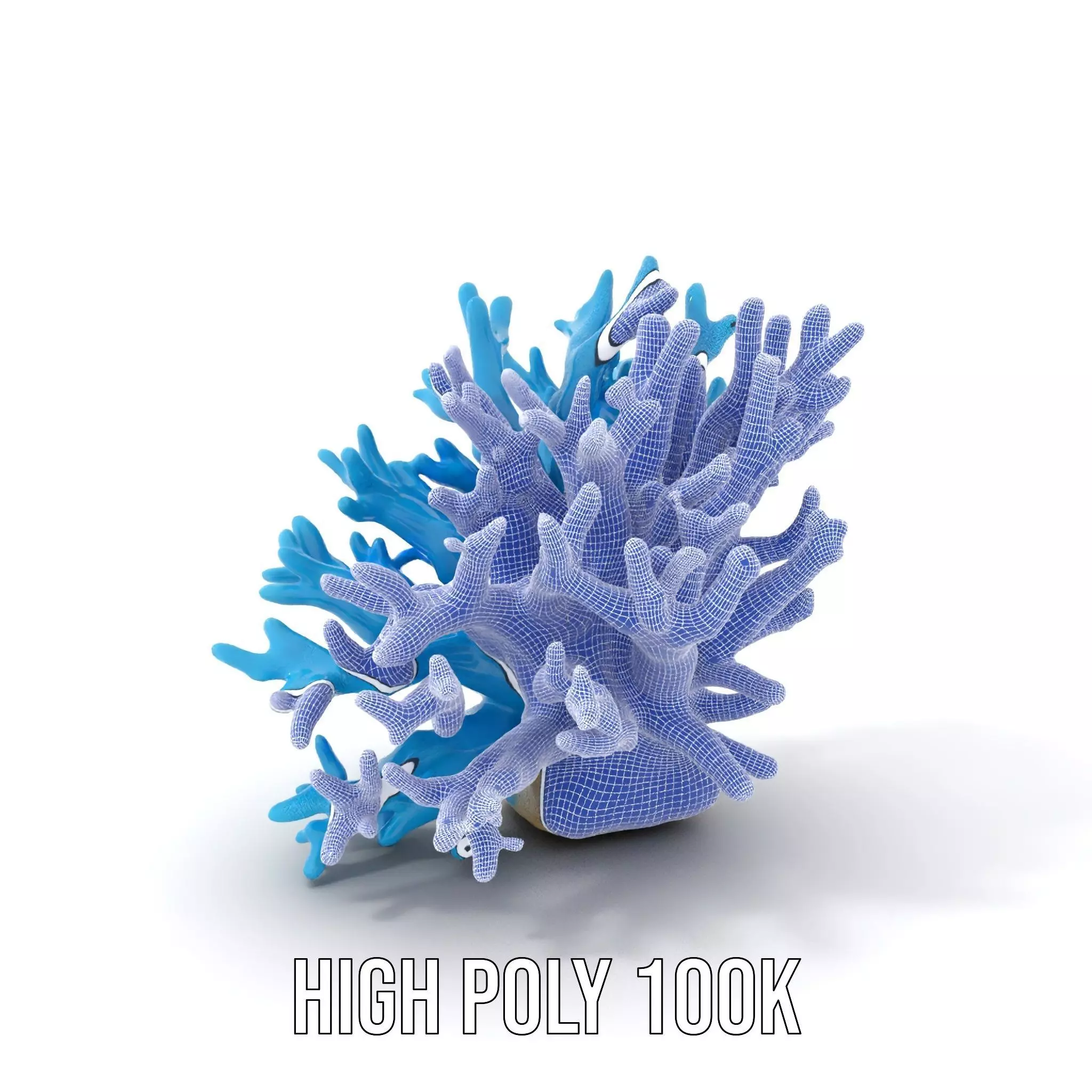 Vibrant Coral Reef model pack Low-poly 3D model_4