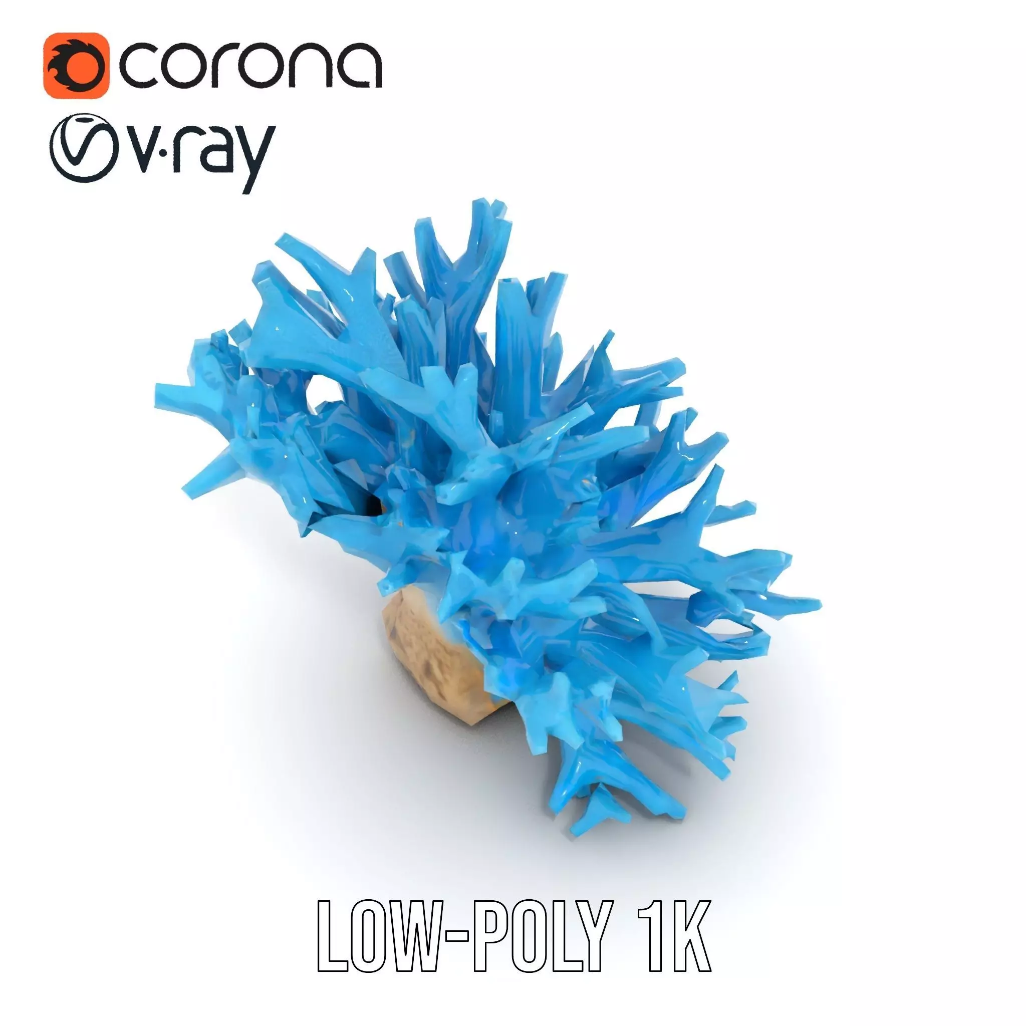 Vibrant Coral Reef model pack Low-poly 3D model_24