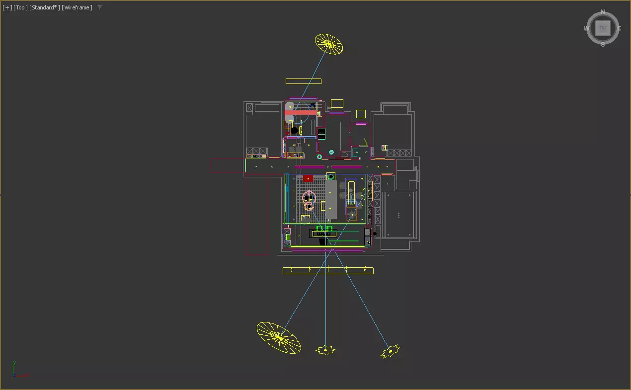 Modern living room 3D model_6