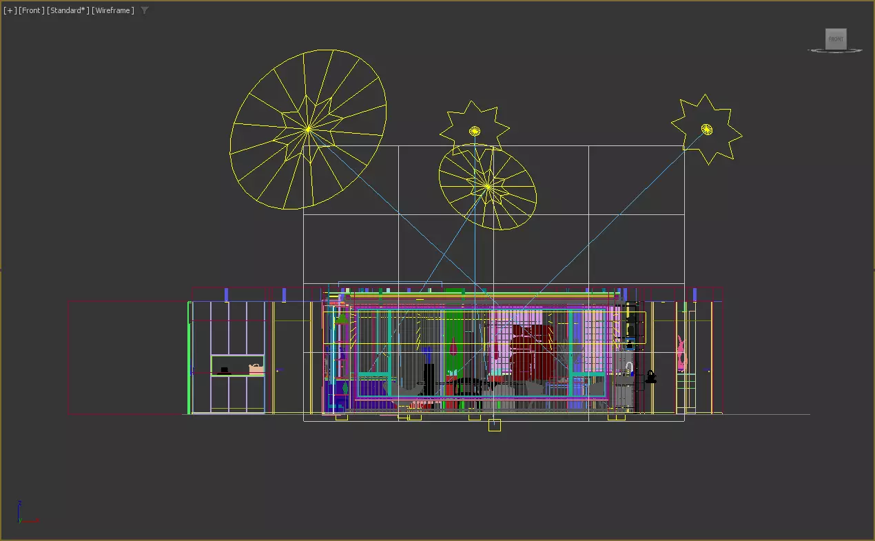 Modern living room 3D model_5