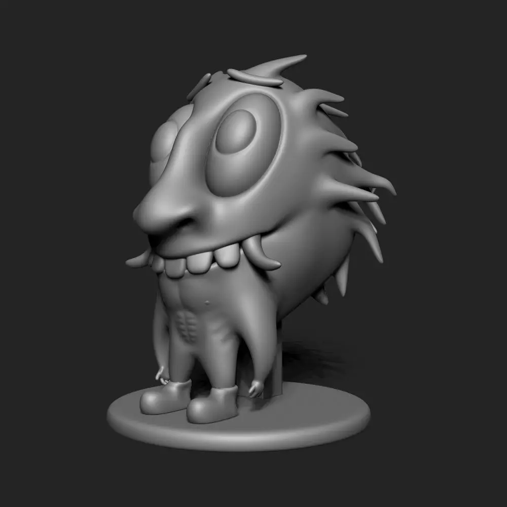 Face Monster 3D print model_1