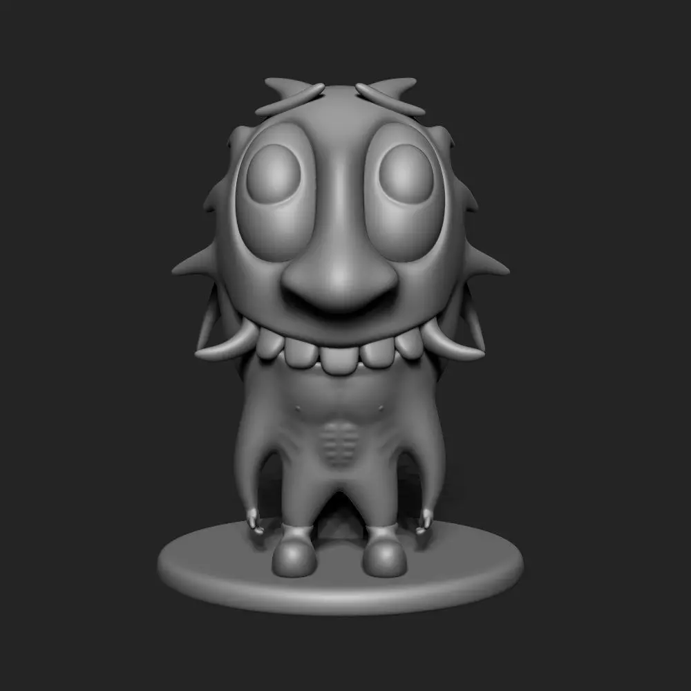 Face Monster 3D print model_0