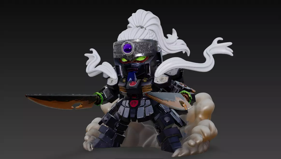 Demon Slayer - Tengen Uzui Gundam Mode 3D print model