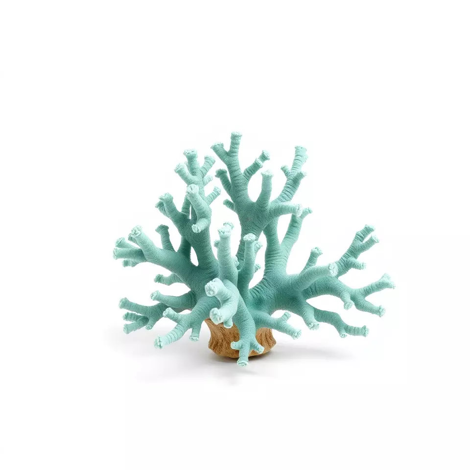 Turquoise Coral model pack Low-poly 3D model_2