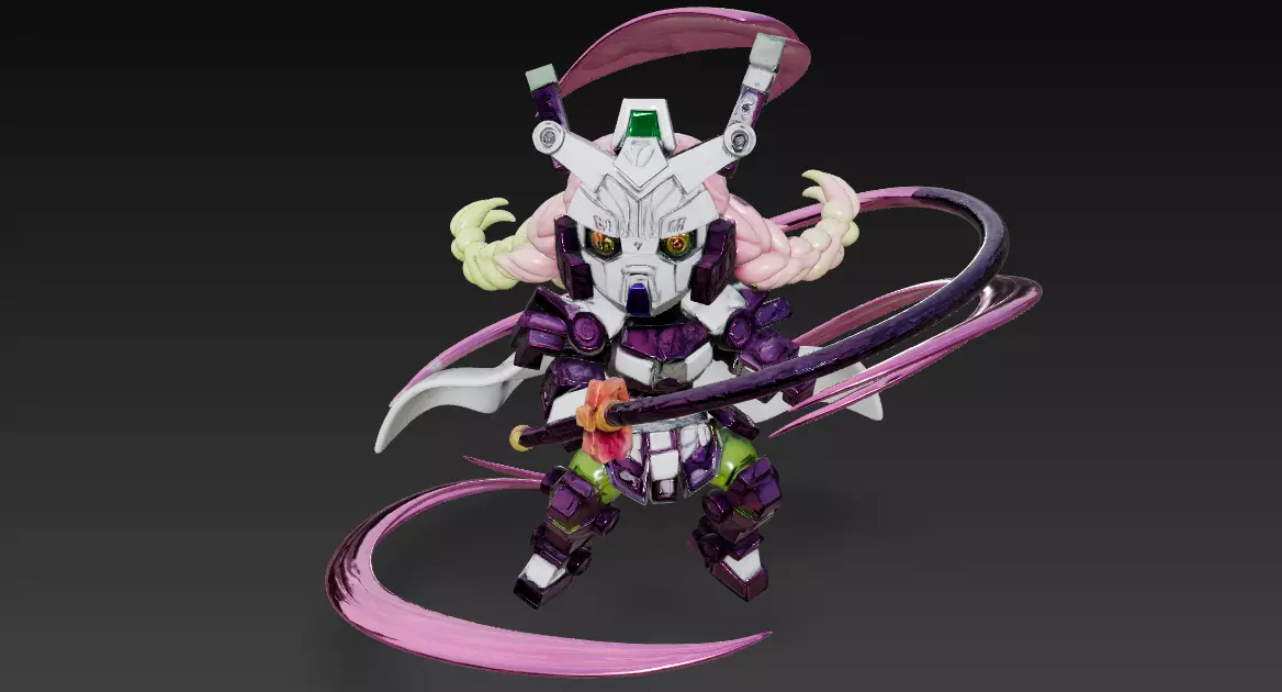 Demon Slayer - Mitsuri Kanroji Gundam Mode 3D print model