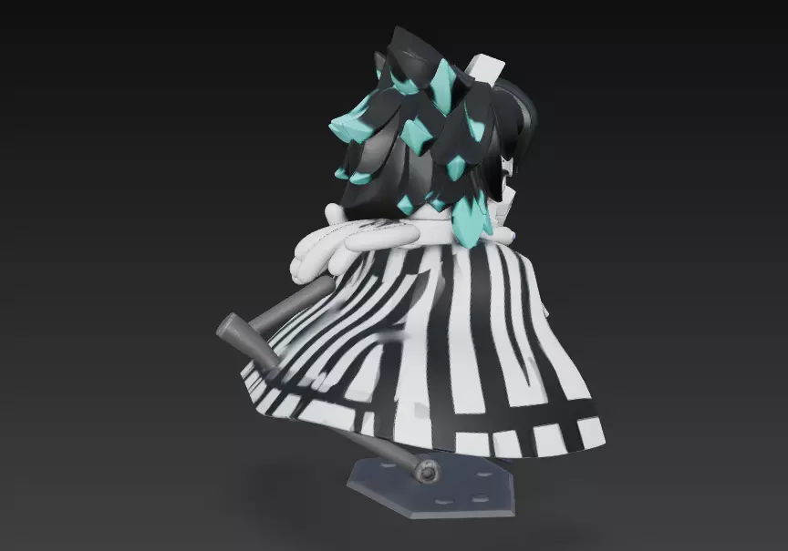 Demon Slayer - Obanai Iguro Gundam Mode 3D print model_4