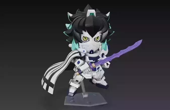 Demon Slayer - Obanai Iguro Gundam Mode