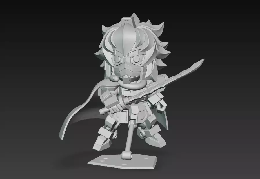 Demon Slayer - Obanai Iguro Gundam Mode 3D print model_1