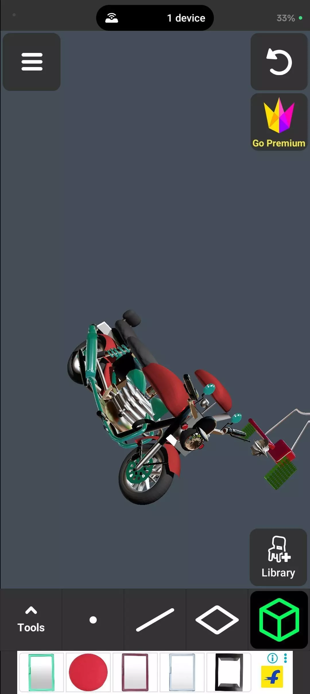 Bike 3D print model