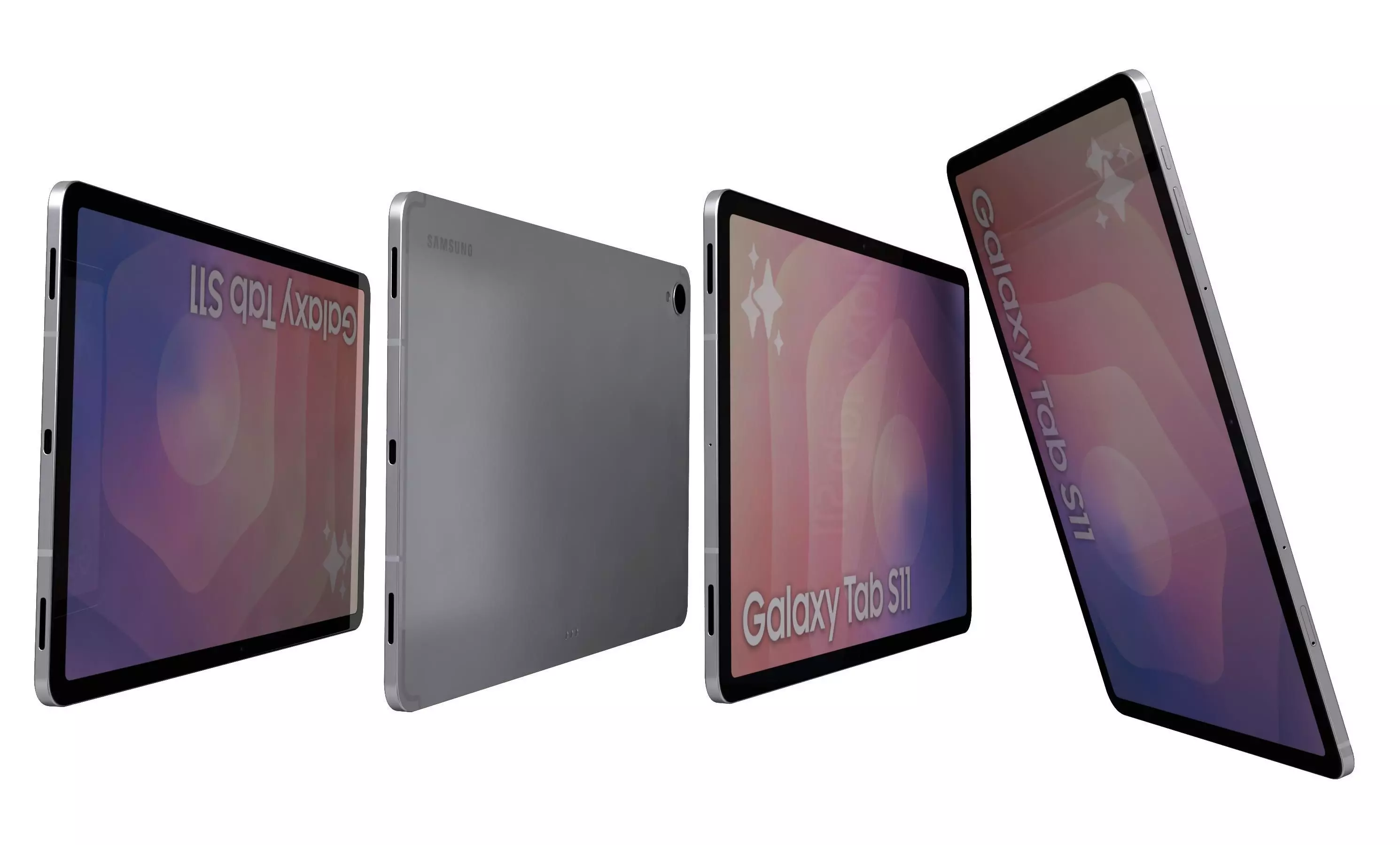 Samsung Galaxy Tab S11 White 3D model_7