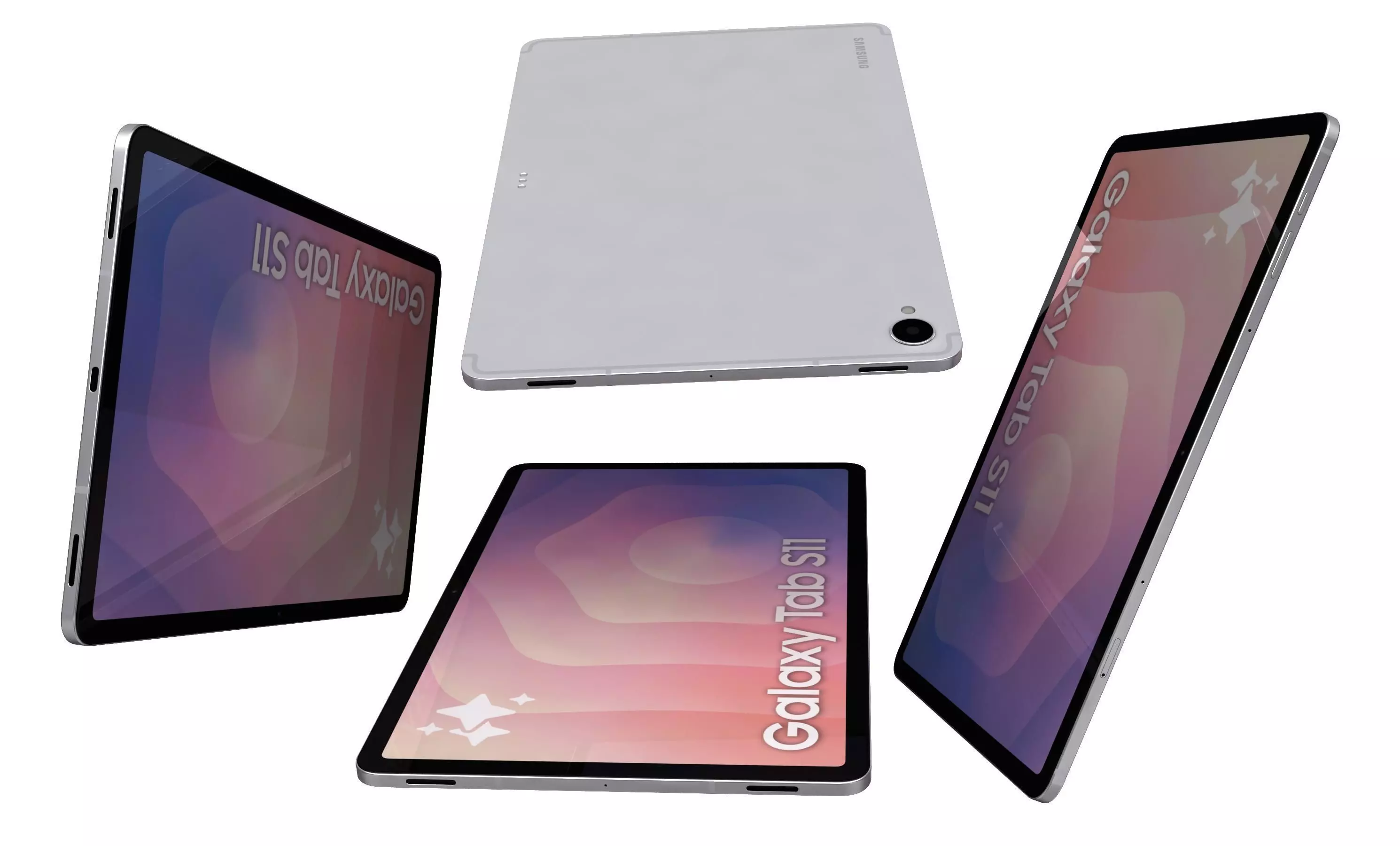 Samsung Galaxy Tab S11 White 3D model_8