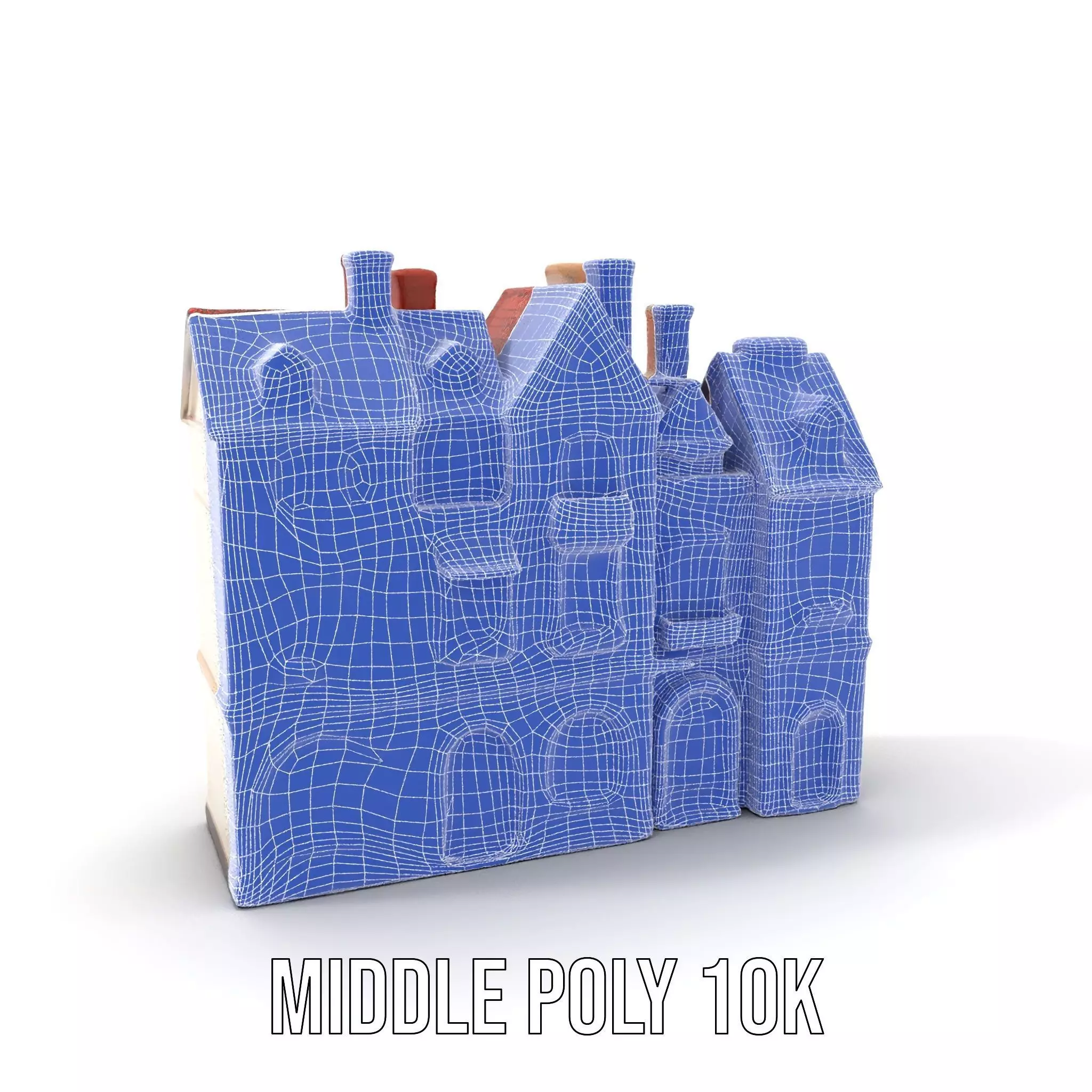 Victorian Townhouse model pack Low-poly 3D model_24