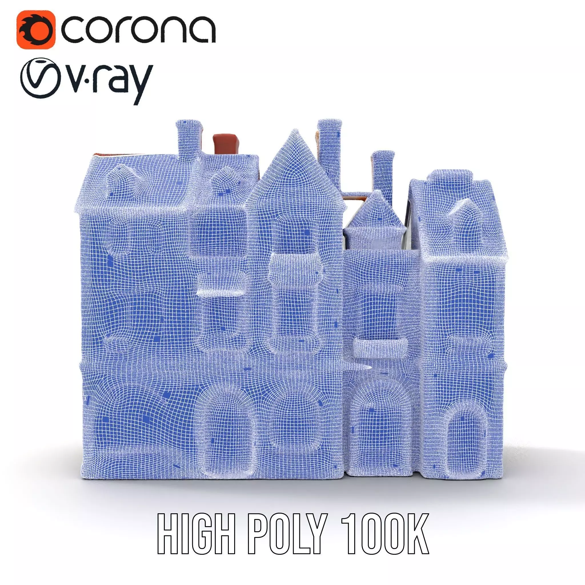 Victorian Townhouse model pack Low-poly 3D model_32