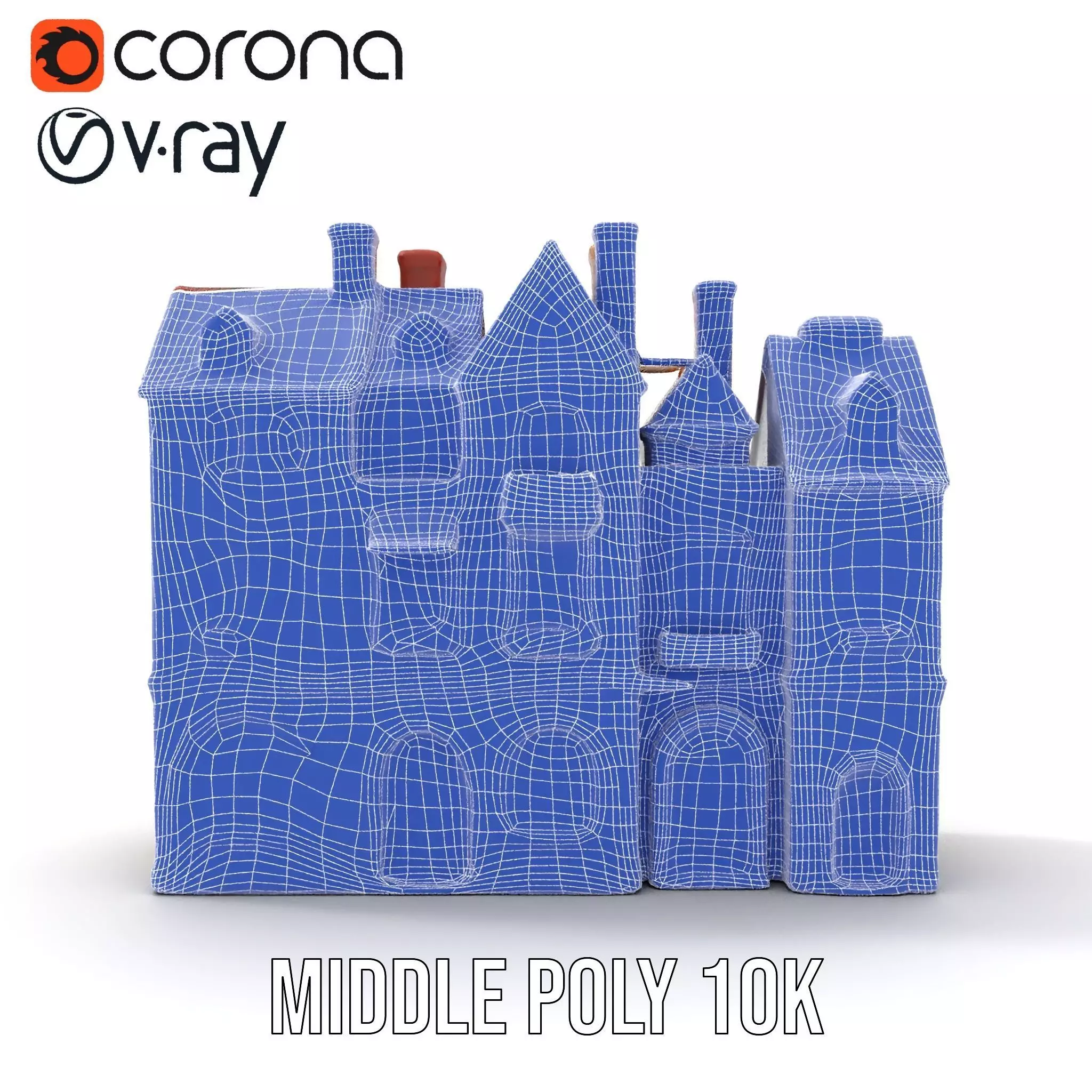 Victorian Townhouse model pack Low-poly 3D model_26