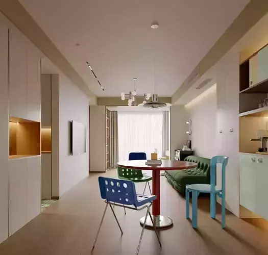 modern living room dining room interior scenes 