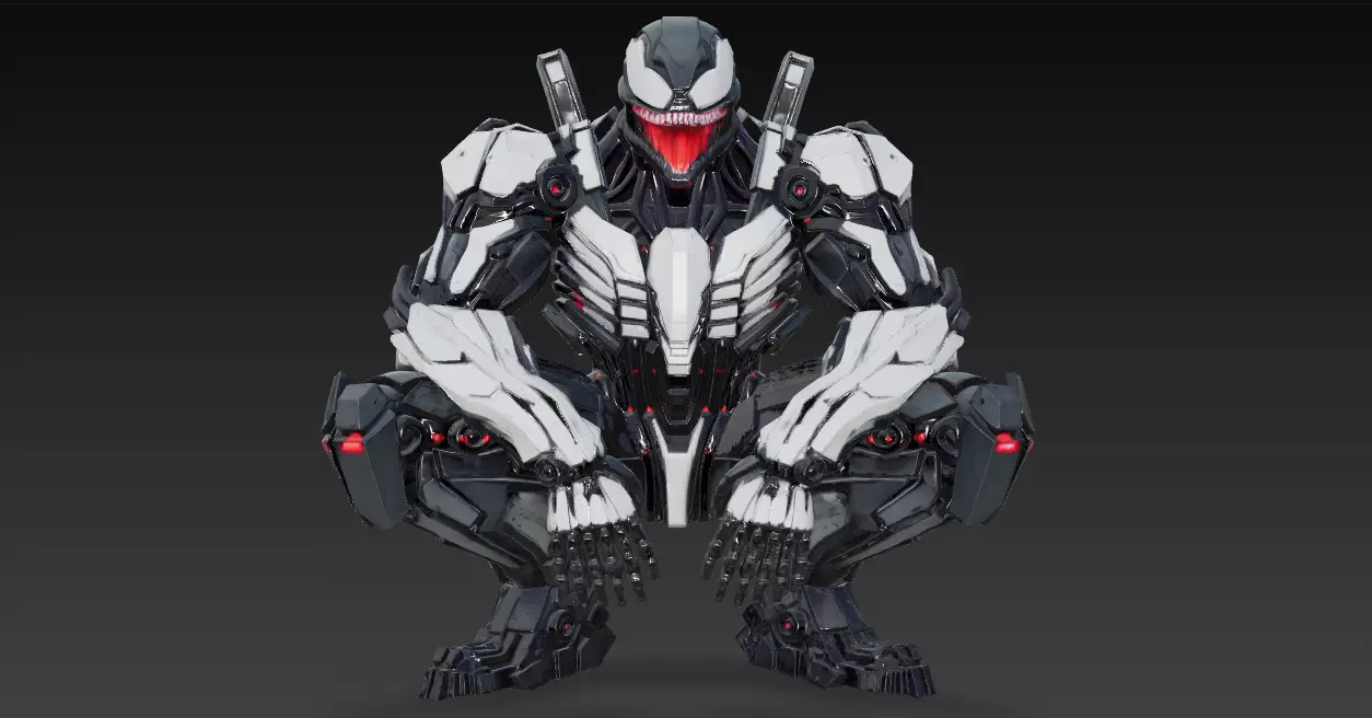 Venom Gundam Mode 3D print model