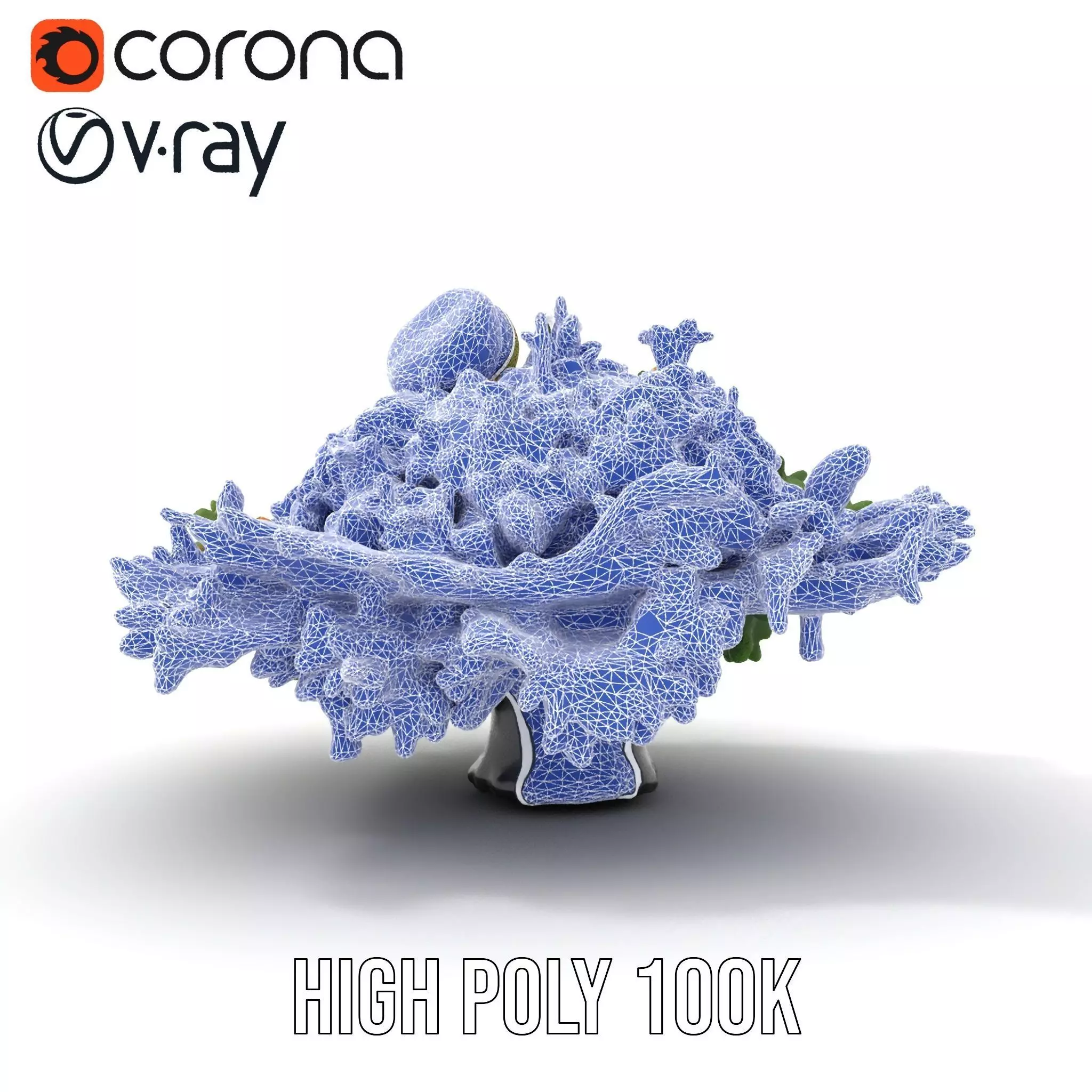 Fresh Chicken Salad model pack Low-poly 3D model_28