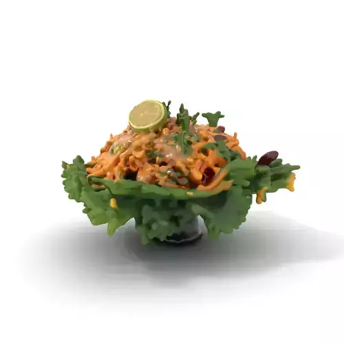 Fresh Chicken Salad model pack Low-poly 3D model
