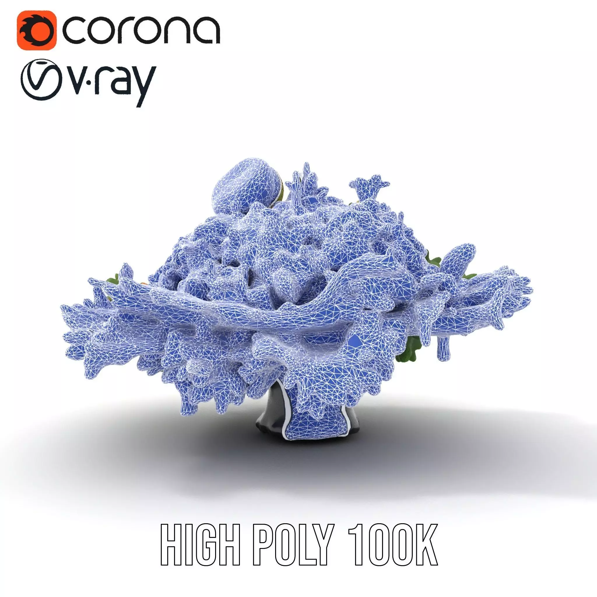 Fresh Chicken Salad model pack Low-poly 3D model_32