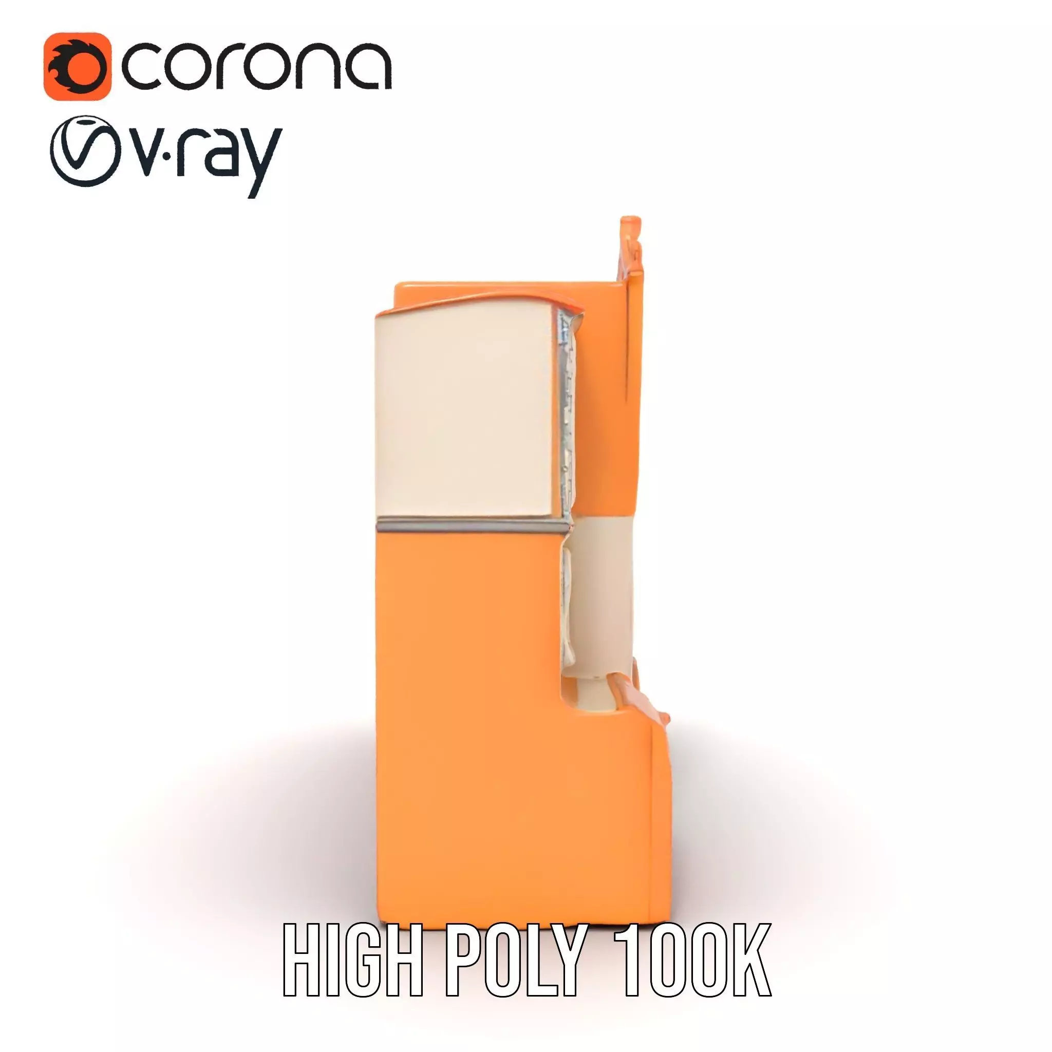 Vintage Townhouse Facade model pack Low-poly 3D model_23