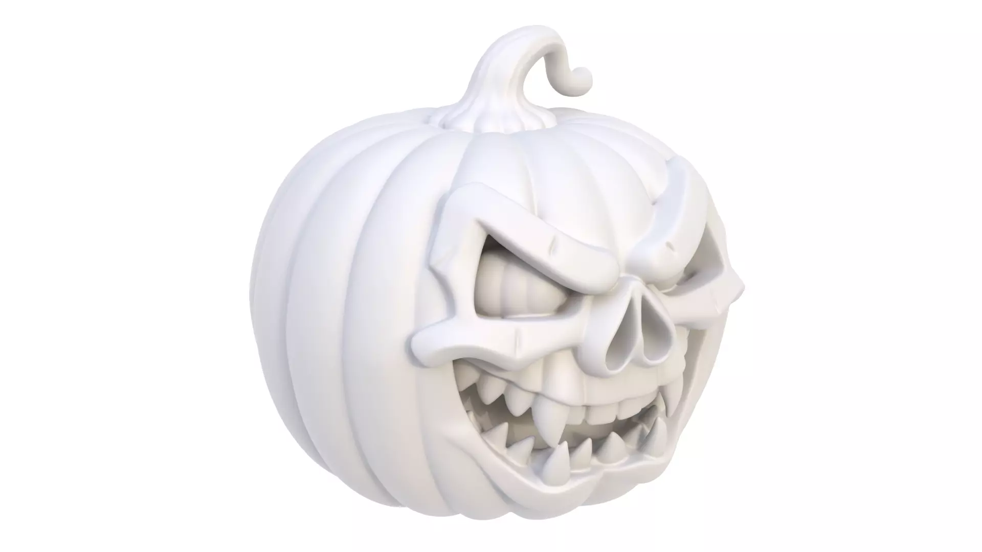 Halloween pumpkin 05 3D model_6