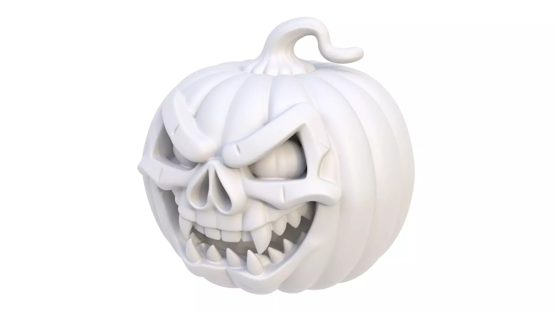 Halloween pumpkin 05 3D model_0
