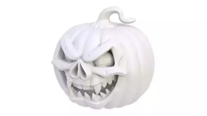 Halloween pumpkin 05 3D model