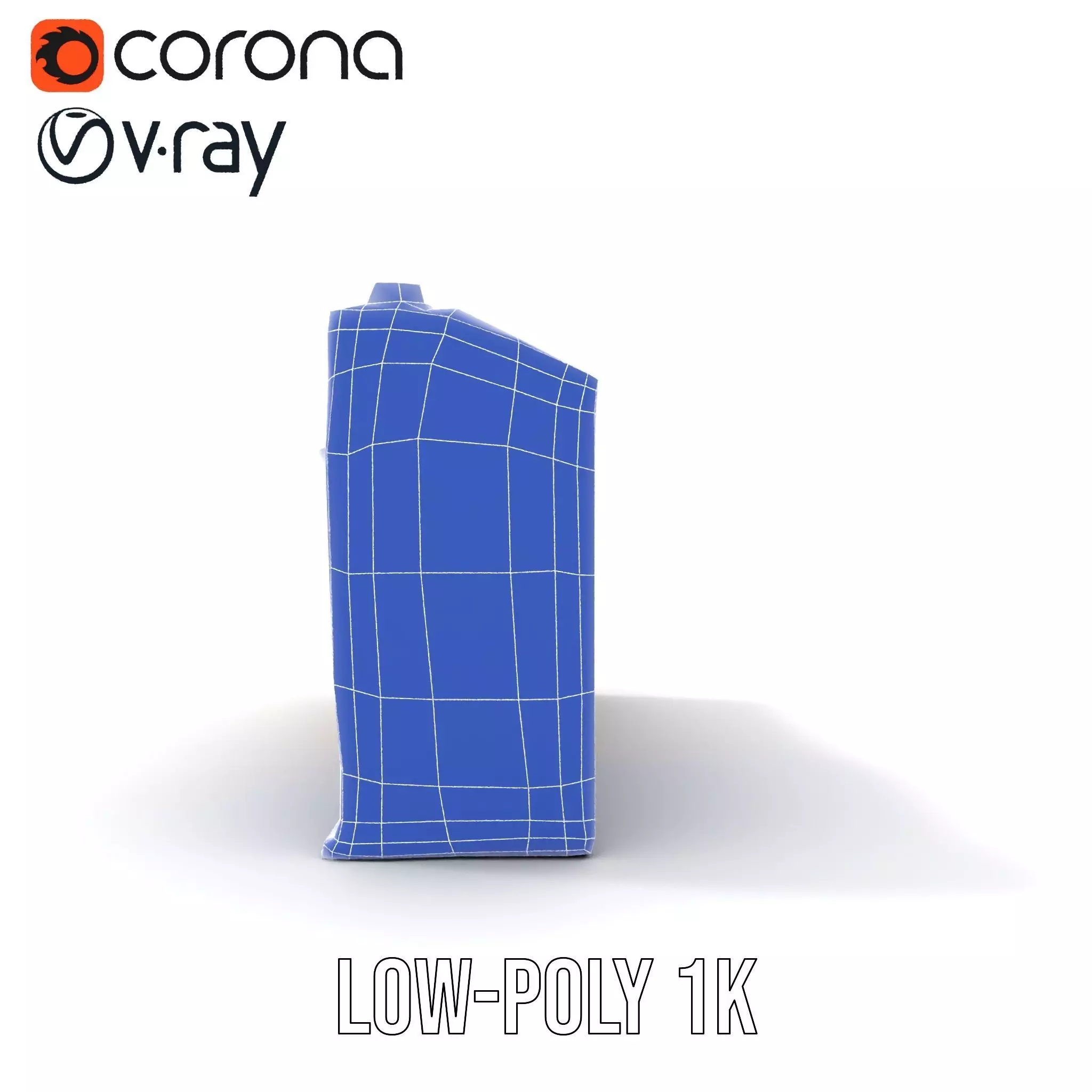 European Townhouse Facade model pack Low-poly 3D model_29