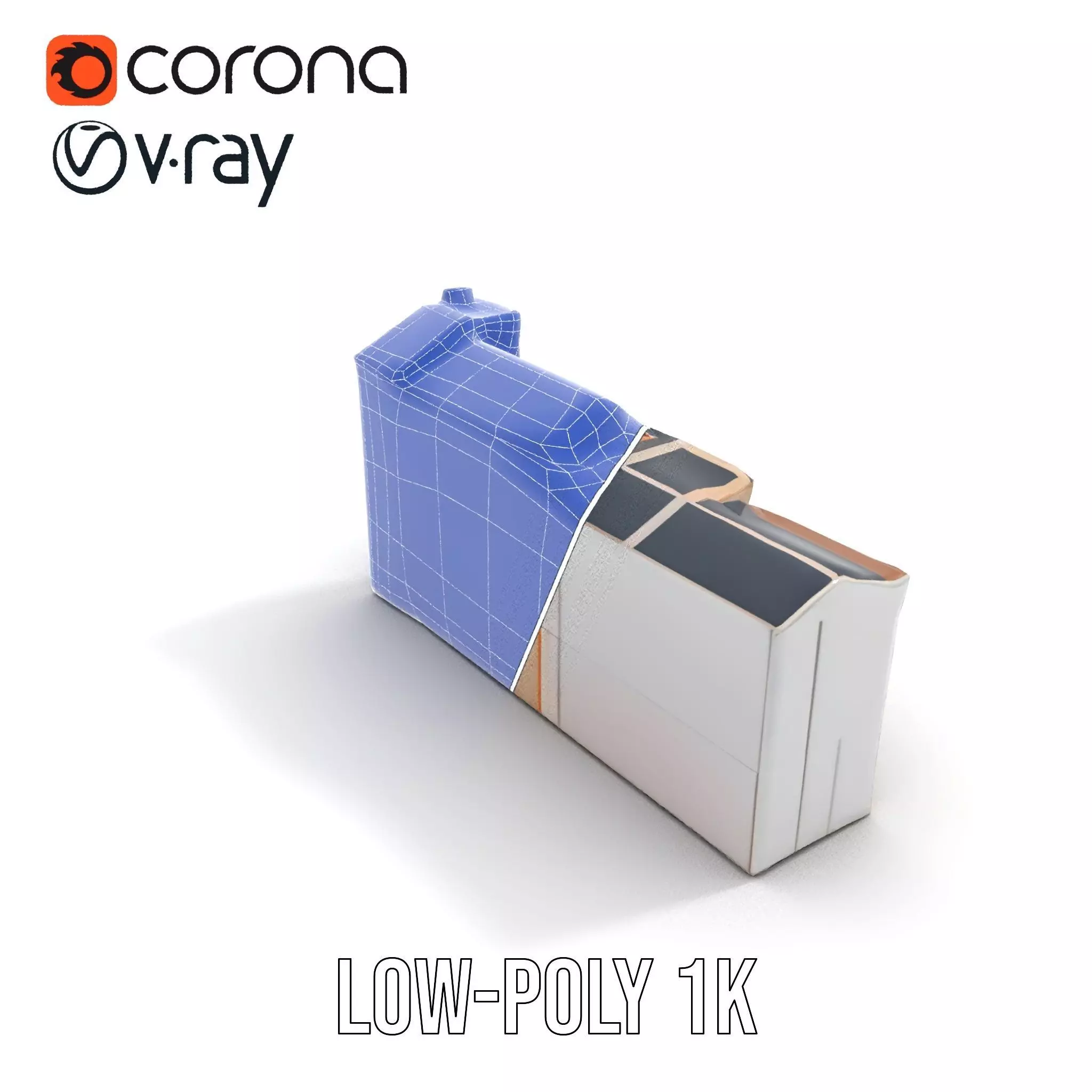 European Townhouse Facade model pack Low-poly 3D model_18