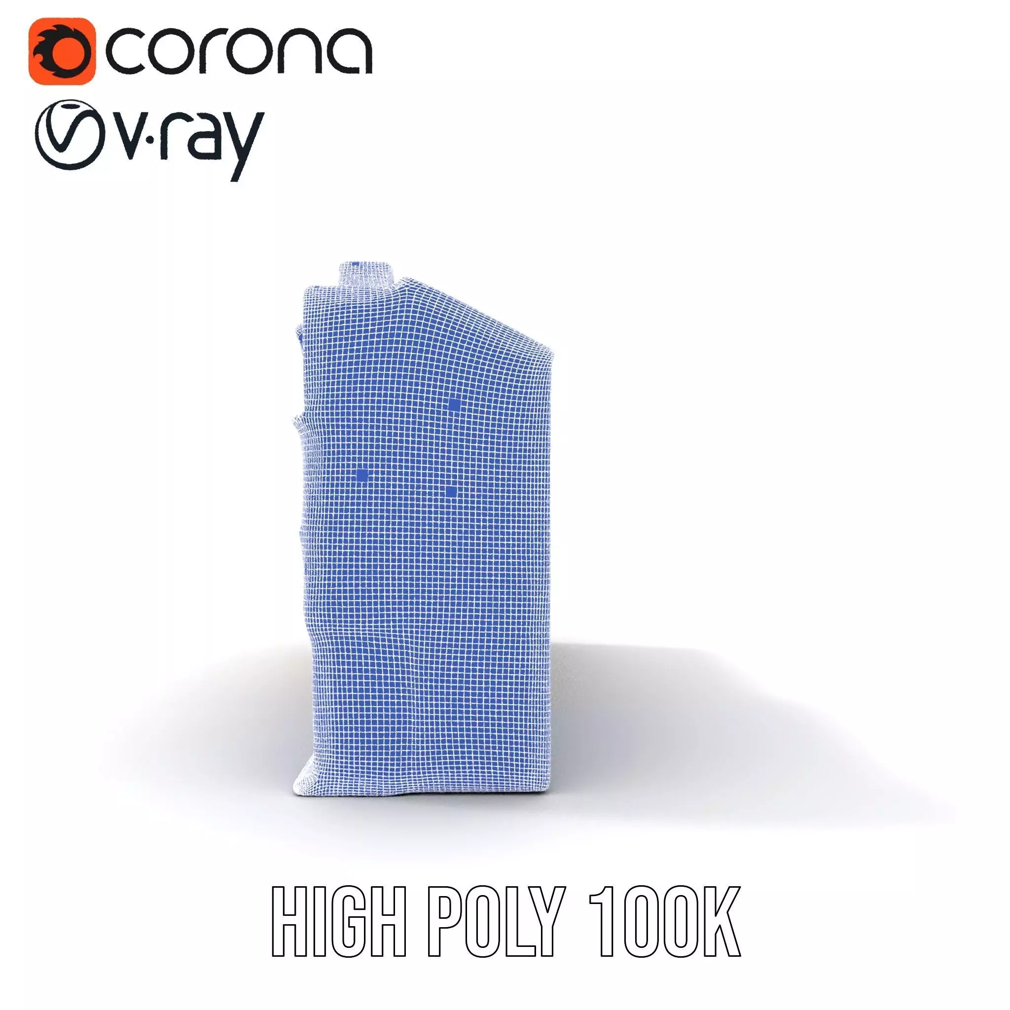 European Townhouse Facade model pack Low-poly 3D model_33