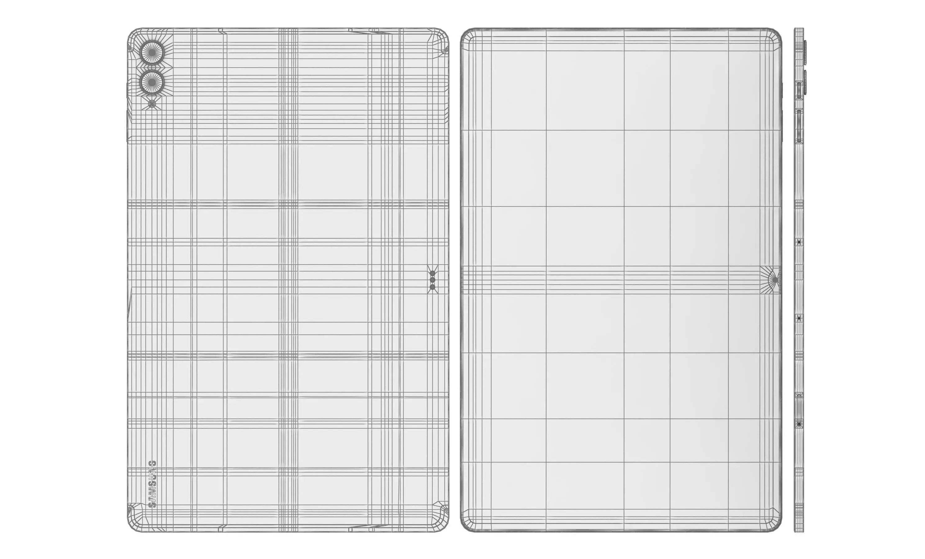 Samsung Galaxy Tab S11 Ultra Black And White 3D model_14