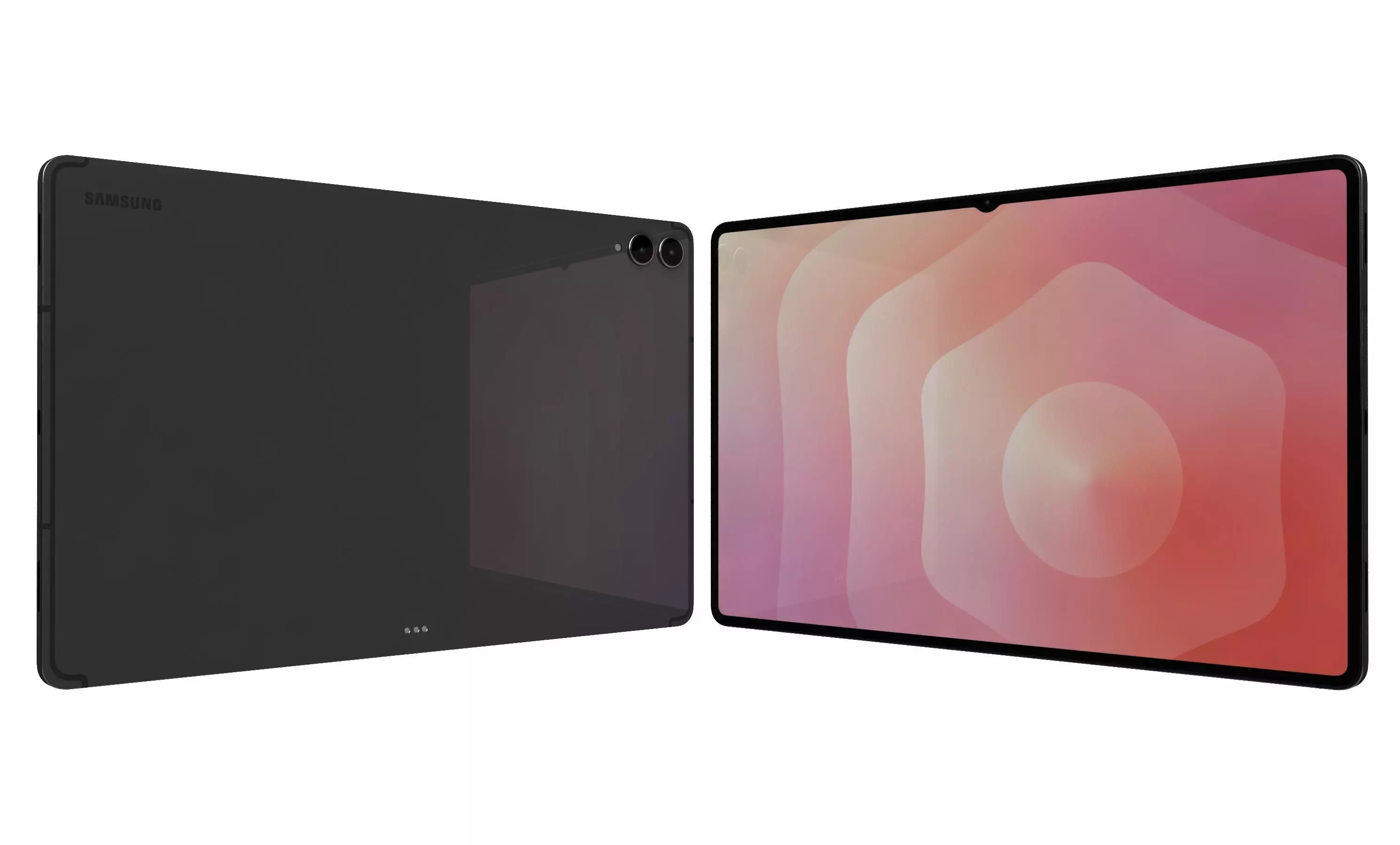 Samsung Galaxy Tab S11 Ultra Black And White 3D model_3