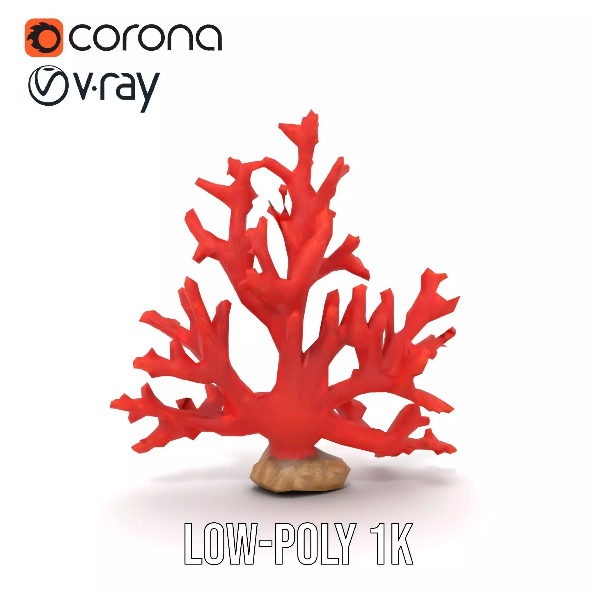 Vibrant Coral Reef model pack Low-poly 3D model_20