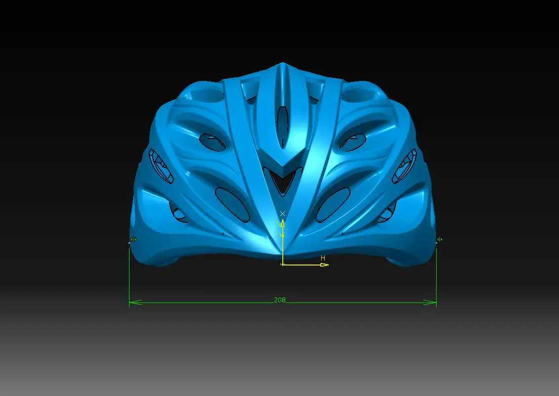  bicycle hat 3D print model_1