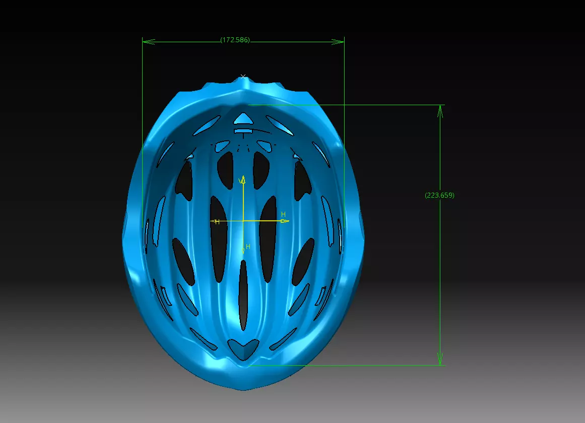  bicycle hat 3D print model_2
