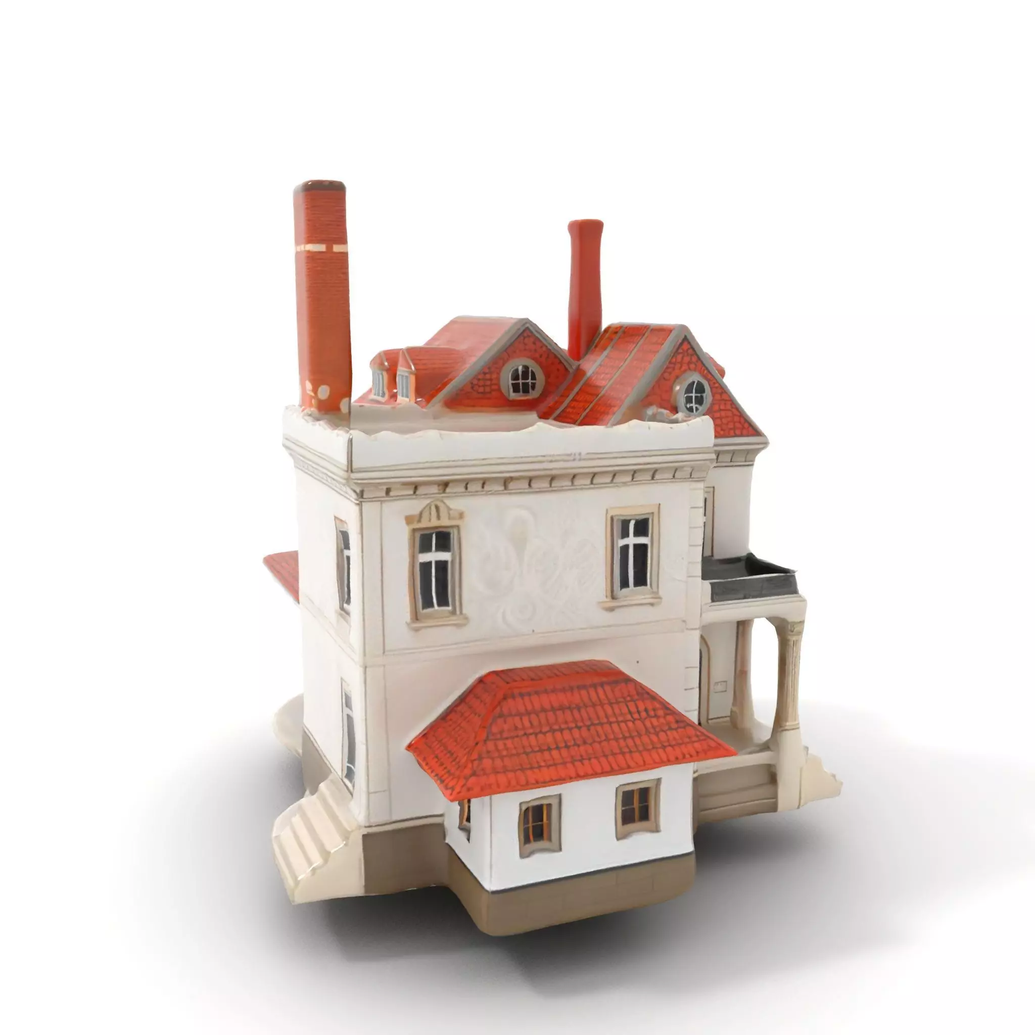 Classic Victorian House model pack Low-poly 3D model_17