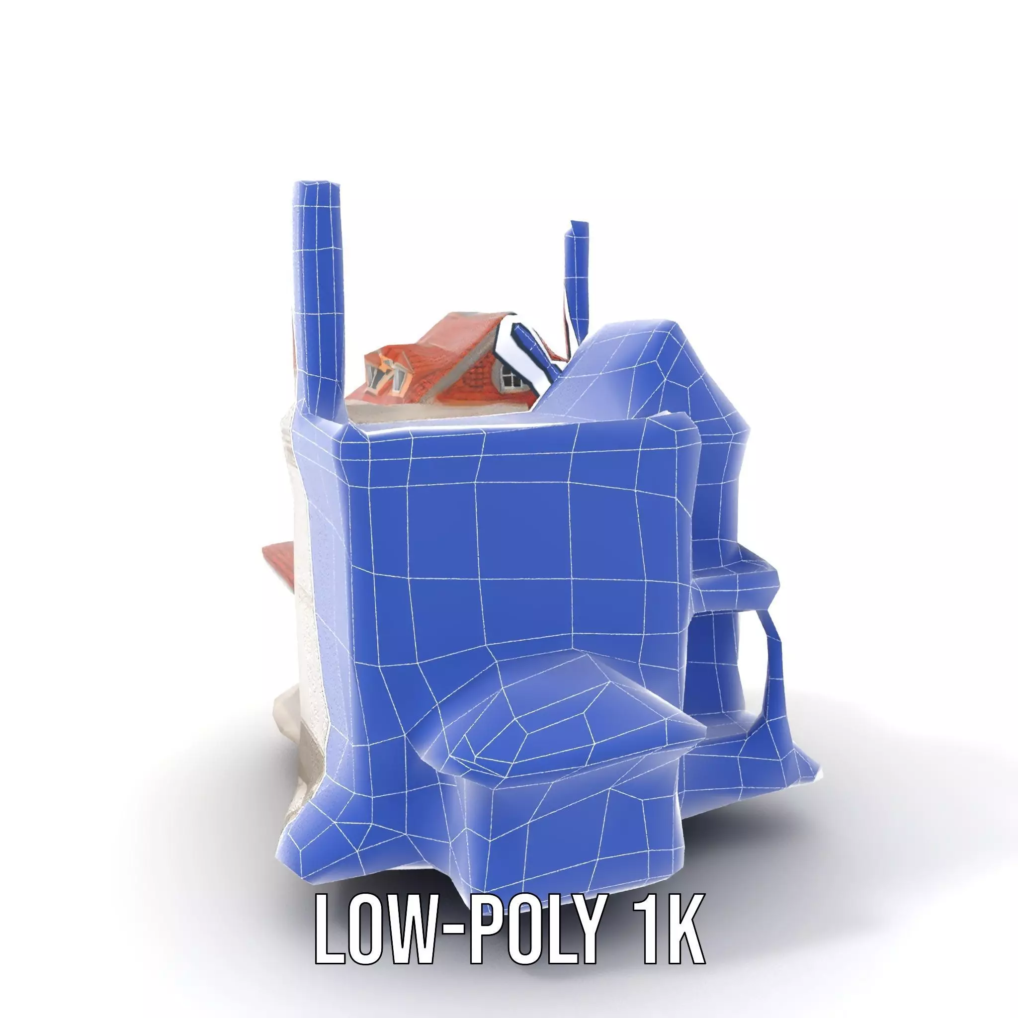 Classic Victorian House model pack Low-poly 3D model_15