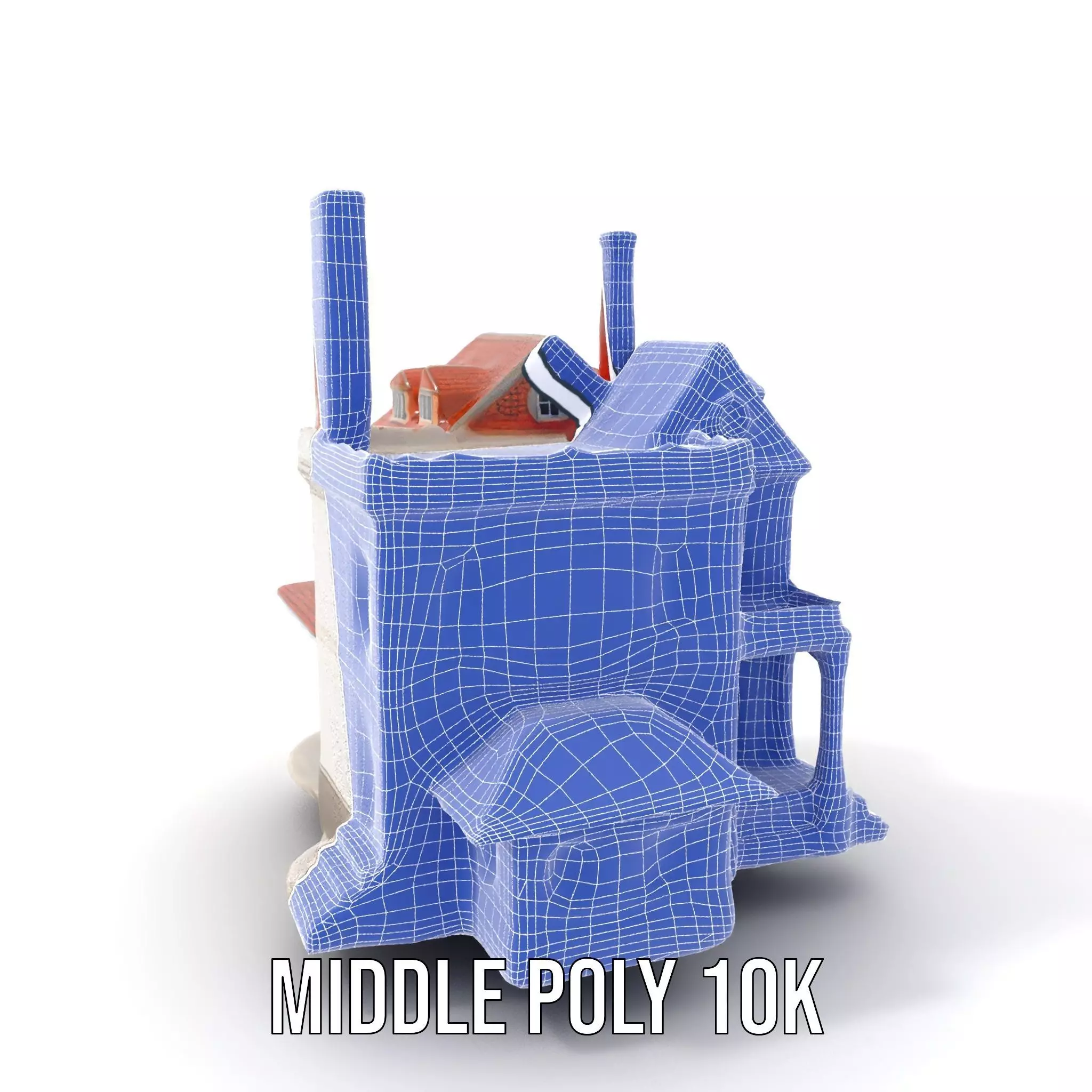 Classic Victorian House model pack Low-poly 3D model_20