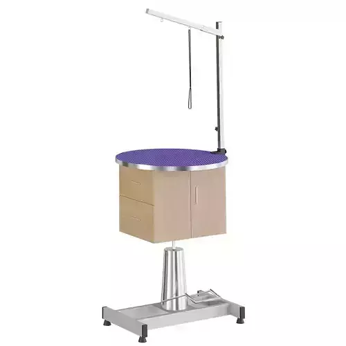 Grooming table hydraulic round Usmilepet