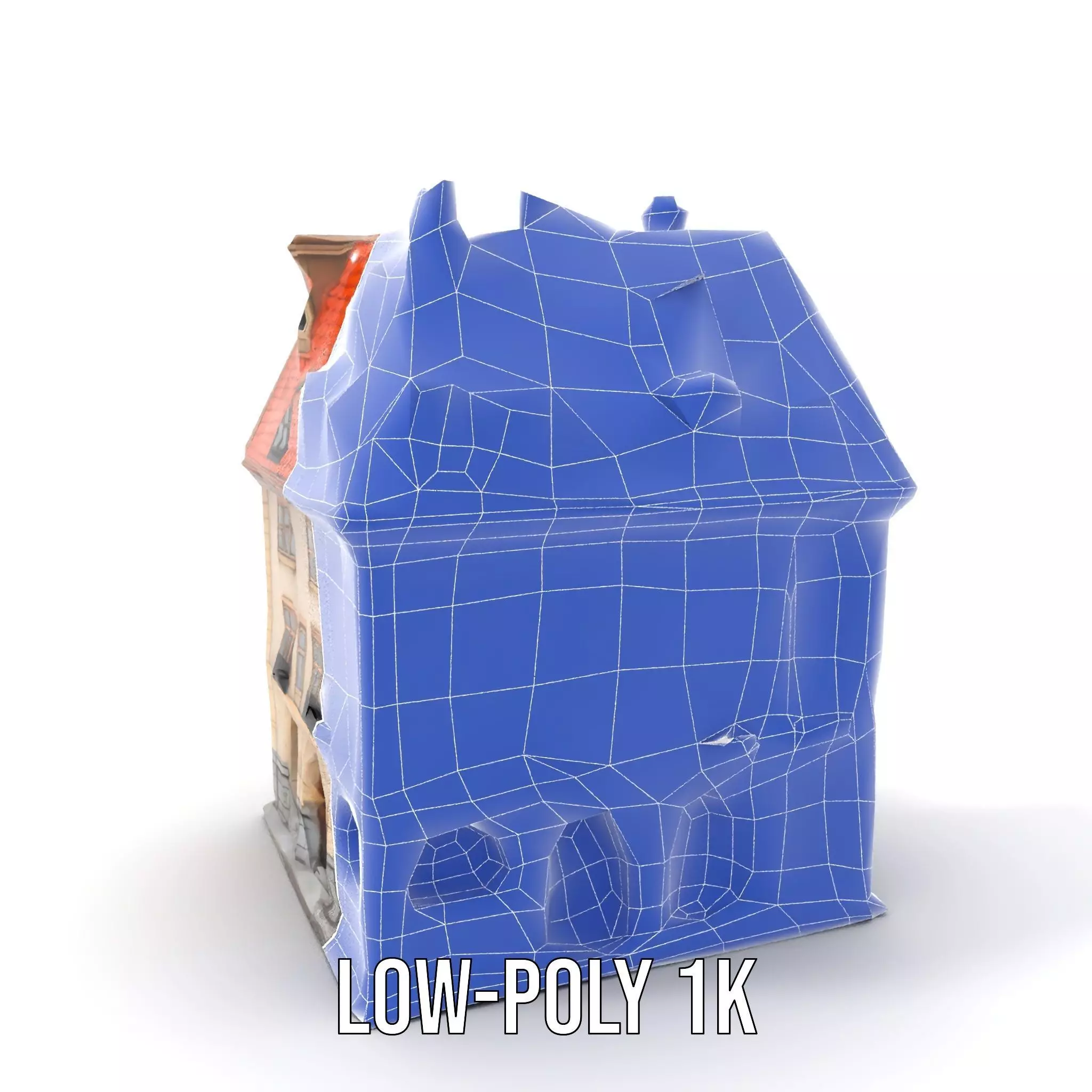 Charming Vintage Building model pack Low-poly 3D model_22