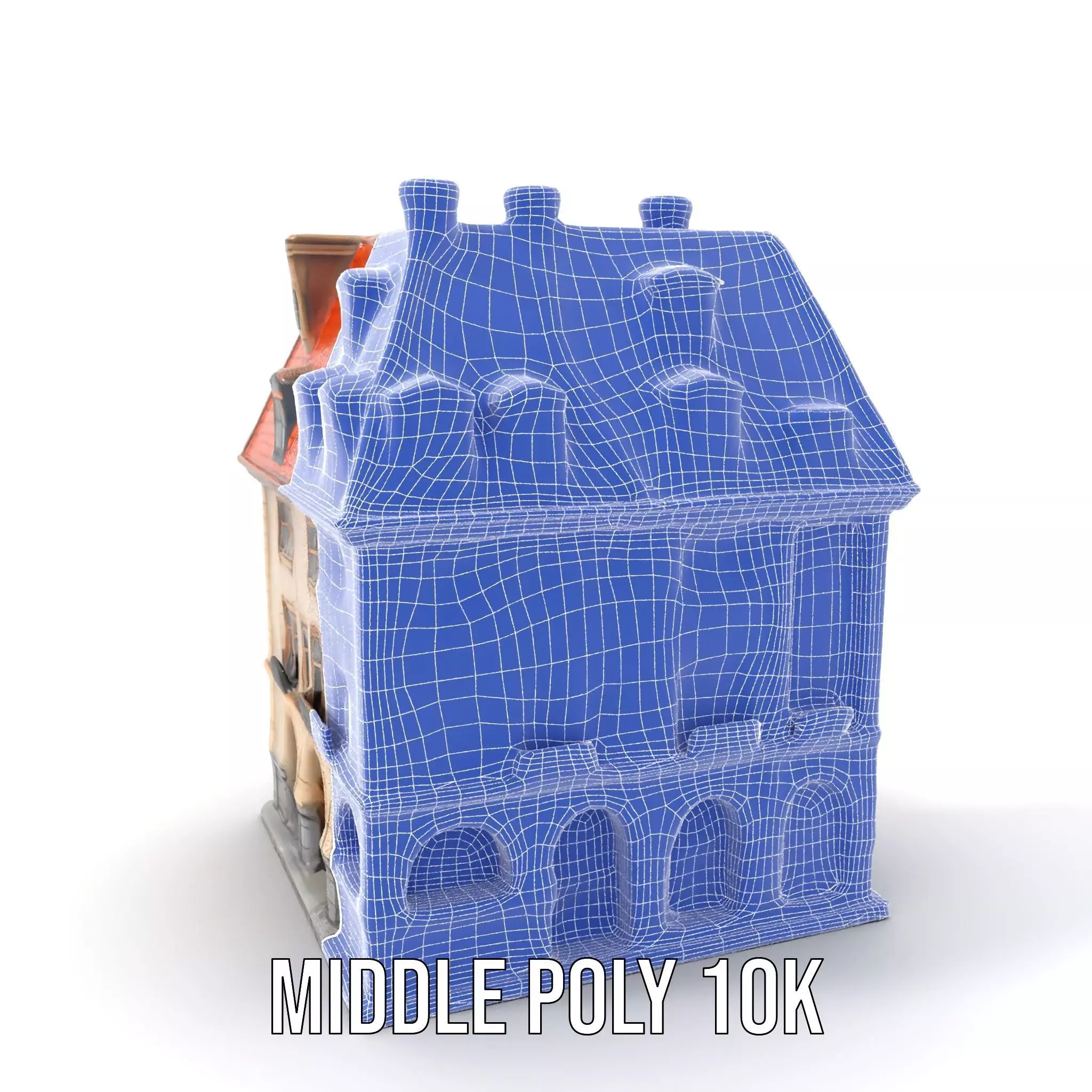 Charming Vintage Building model pack Low-poly 3D model_30